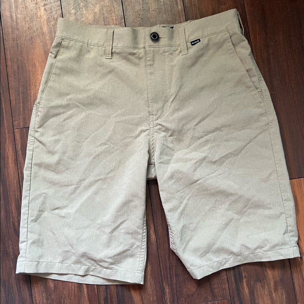 Mens Size 28 Hurley Hybrid Khaki Shorts
